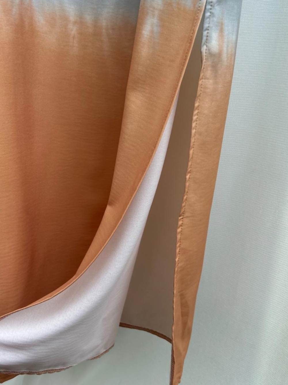 SHEIN Sleeveless Colorblock Maxi Dress in Olive, Sky Blue, and Orange - Picture 6 of 7